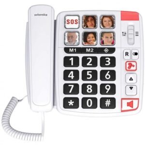 SWISSVOICE TELEFONO FIJO COMPACTO XTRA 1110 U BLANCO