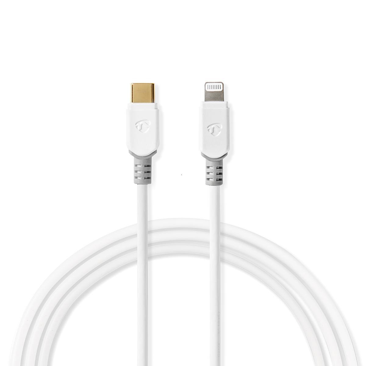 NEDIS CABLE USB | APPLE LIGHTNING | LIGHTNING DE APPLE 8-PIN | USB TYPE-C MACHO | ORO | 2.00 M