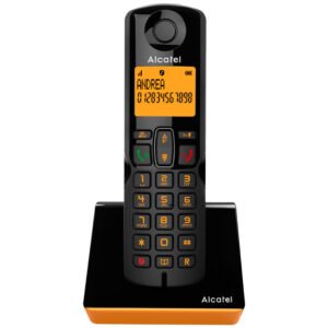 ALCATEL TELEFONO DEC S280  BLACK+ORANGE