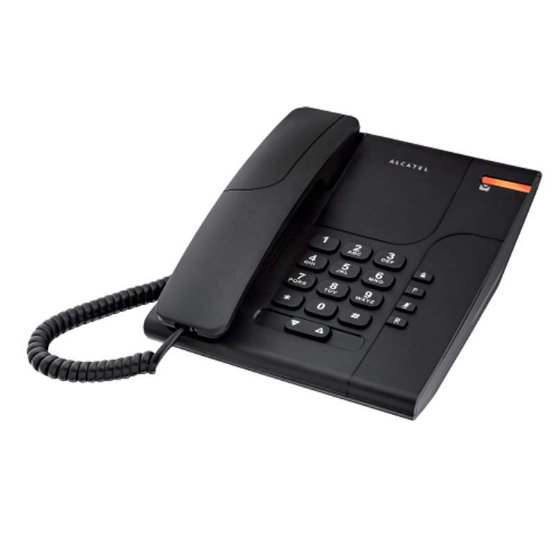 ALCATEL TELEFONO FIJO COMPACTO TEMPORIS 180 BLACK