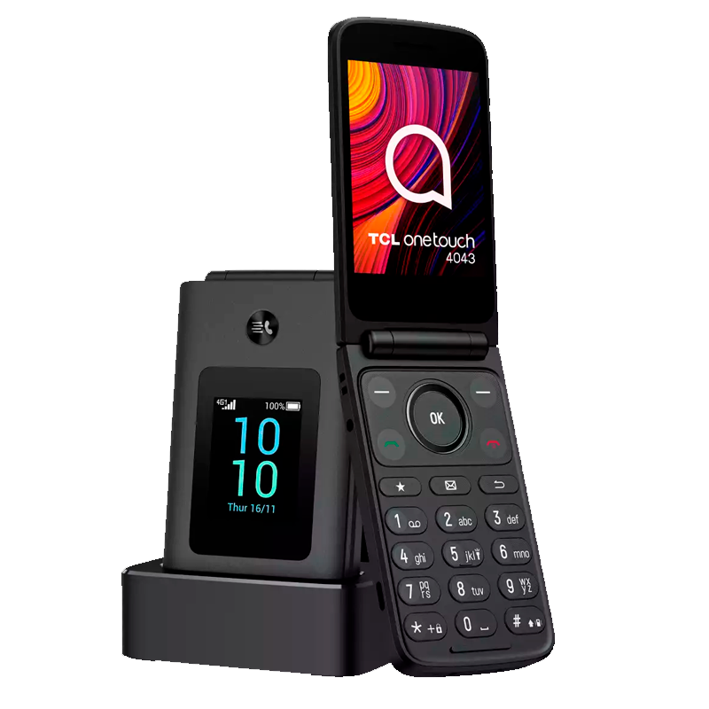 TCL 4043D ONETOUCH 3,20" 2MP DUAL LTE DARK NIGHT GREY