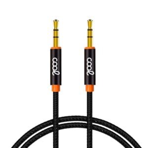 COOL CABLE JACK 3.5 MM A JACK 3.5 MM AUDIO-AUDIO NYLON NEGRO (1M)