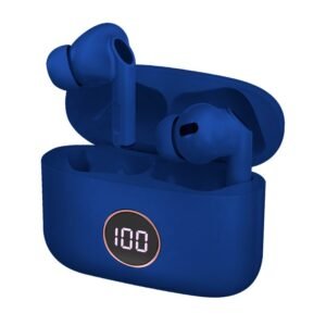 COOL AURICULARES STEREO BLUETOOTH EARBUDS LCD AIR PRO AZUL