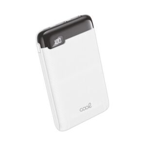 COOL BATERIA EXTERNA POWER BANK 5000 MAH DISPLAY 10W BLANCO