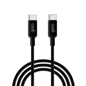 COOL CABLE USB TIPO-C A TIPO-C (1.2 METRO) NEGRO 3 AMP