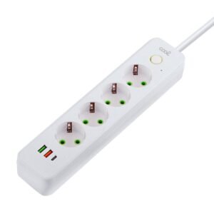 COOL CARGADOR UNIVERSAL MULTIPUERTO (REGLETA 7 PUERTOS) BLANCO