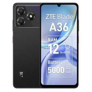 ZTE BLADE A36 6,75" HD+ 4+8GB/64GB 5MP/8MP NEBULA BLACK