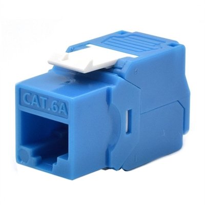 WP Keystone Cat. 6a UTP RJ45/Hembra Azul 1 WP Keystone Cat. 6a UTP RJ45/Hembra Azul