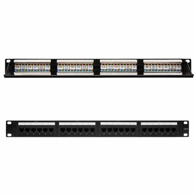 Nanocable Panel Parcheo 24P CAT.6 UTP 19"1U Dual 1 Nanocable Panel Parcheo 24P CAT.6 UTP 19"1U Dual