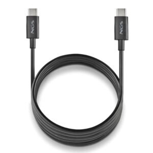 NGS CABLE CARGA RAPIDA USB-C A USB-C 1M NEGRO