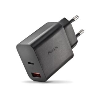 NGS CARGADOR GAN ULTRARAPIDO 30W USB-C+ USB-A
