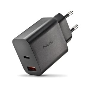 NGS CARGADOR GAN ULTRARAPIDO 20W USB-C+ USB-A