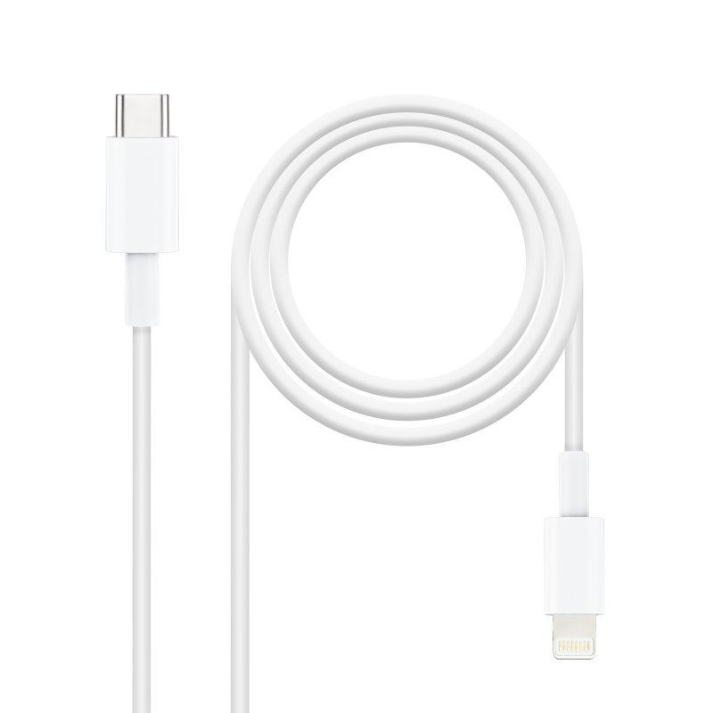 Nanocable Cable Lightning a USB-C 0,5 metros 1 Nanocable Cable Lightning a USB-C 0,5 metros