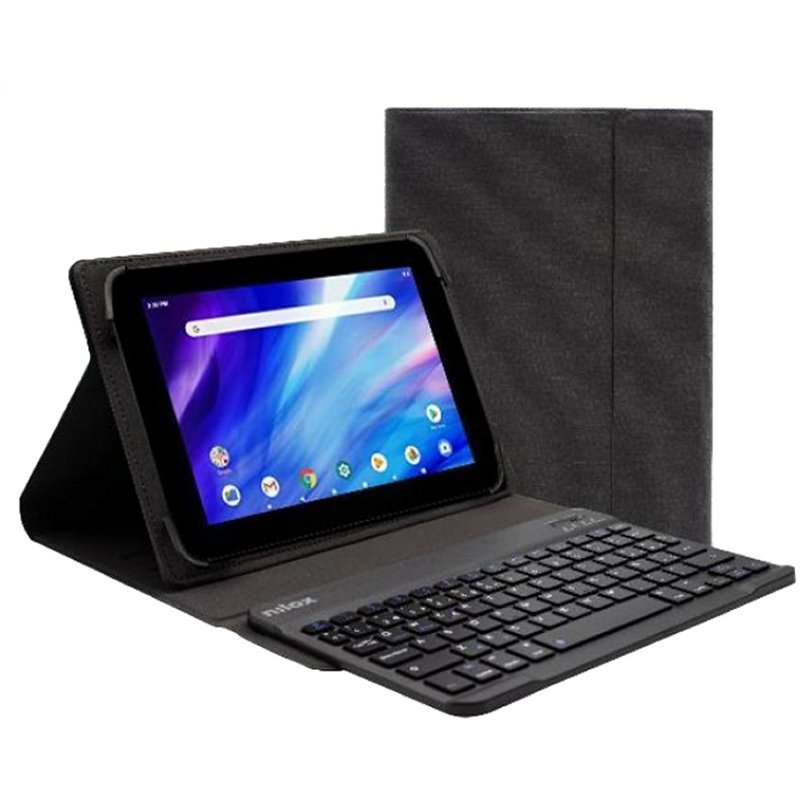 NILOX Funda tablet 9.7 a 10.5 teclado bt negro 1 NILOX Funda tablet 9.7 a 10.5 teclado bt negro