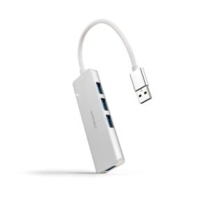 Nanocable Hub USB 3.0 4 x USB 3.0 10cm. Gris