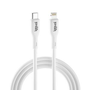 iggual cable USB-C/Lightning 100 cm blanco Q3.0 3A