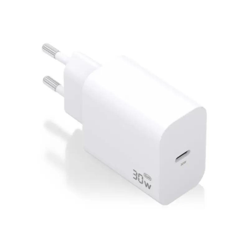 Aisens Cargador GaN 30W 1xUSB-C PD3.0 Blanco