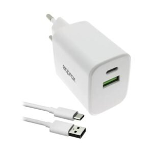APPROX CARGADOR 35W QC 1 X USB A+ 1 X USB C+CABLE