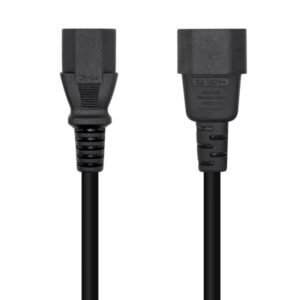 Aisens Cable alimentación C13/H-C14/M negro 3.0m