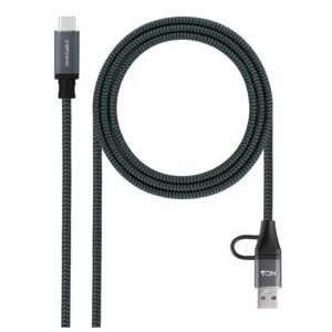 Nanocable Cable USB3.2 100W USB-C+A/USB-C 1,5 M
