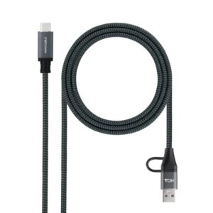 Nanocable Cable USB3.2 100W USB-C+A/USB-C 2 M