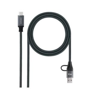 Nanocable Cable USB3.2 100W USB-C+A/USB-C 3 M