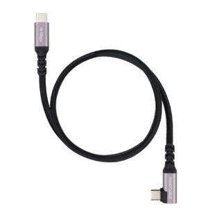 Nanocable Cable USB-C 3.2 GEN2 Acodado 100W 0.5 M
