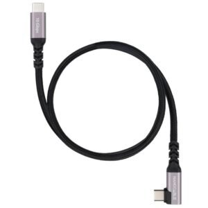 Nanocable Cable USB-C 3.2 GEN2 Acodado 100W 3 M