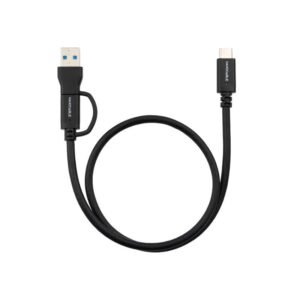 Nanocable Cable USB-C+USB-A/USB-C 3.2 GEN2 1 M