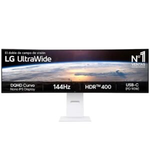 LG 49U950A-W Monitor 49" Dual QHD LED 144 Hz 5 ms