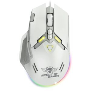 Spirit of Gamer Ratón Elite M60 Blanco RGB