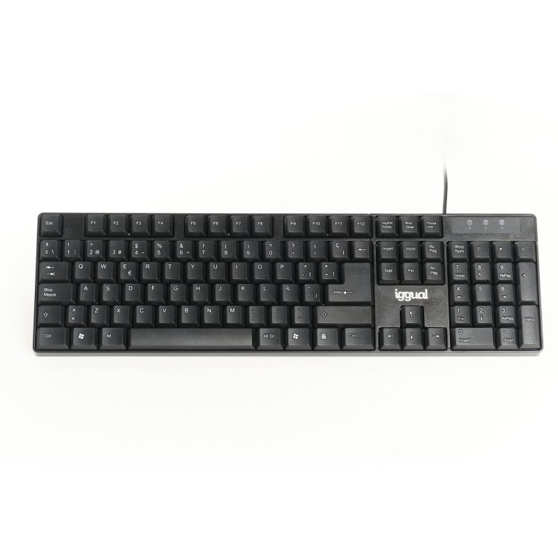 iggual Teclado USB estándar CK-FRAMELESS-105T