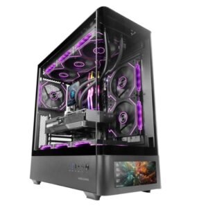 MARS GAMING Caja ATX Pantalla IPS 7,2