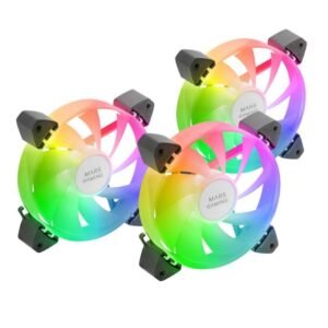 MARS GAMING Ventilador MF3A 120MM 3IN1 ARGB Negro