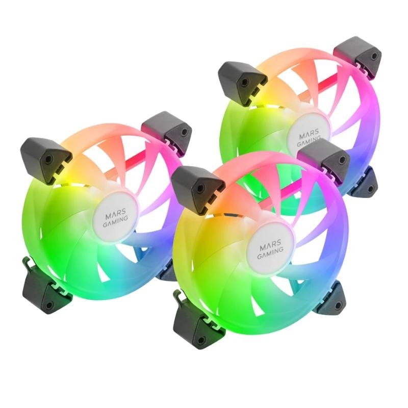MARS GAMING Ventilador MF3A 120MM 3IN1 ARGB Negro 1 MARS GAMING Ventilador MF3A 120MM 3IN1 ARGB Negro
