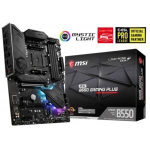 MSI Placa Base MPG B550 GAMING PLUS DDR4 ATX AM4