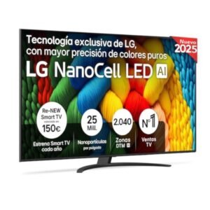 LG 75NANO81A6A TV 75" UHD NANOCELL ALFA7 WEBOS25