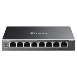TP-Link ES208GP Switch 8xGbE PoE+ Acero Desktop