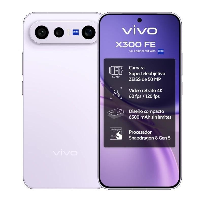VIVO X300 FE 5G 6.31" 120hz 12Gb 512Gb Purple 1 VIVO X300 FE 5G 6.31" 120hz 12Gb 512Gb Purple