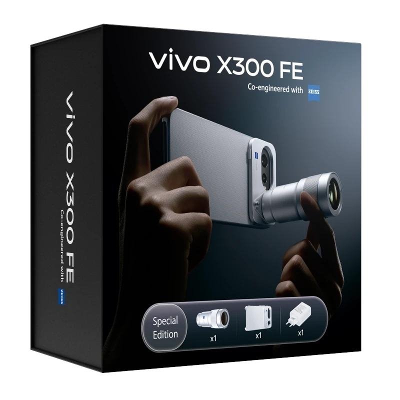 VIVO X300 FE 5G purple + Ch90w + Kit fotografico 1 VIVO X300 FE 5G purple + Ch90w + Kit fotografico