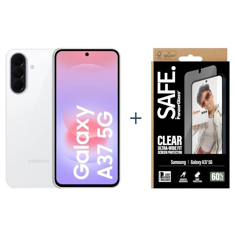 Samsung Galaxy A37 5G 256Gb 8Gb White+ Protec Safe 1 Samsung Galaxy A37 5G 256Gb 8Gb White+ Protec Safe
